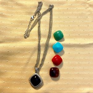 Women’s silver versatile necklace